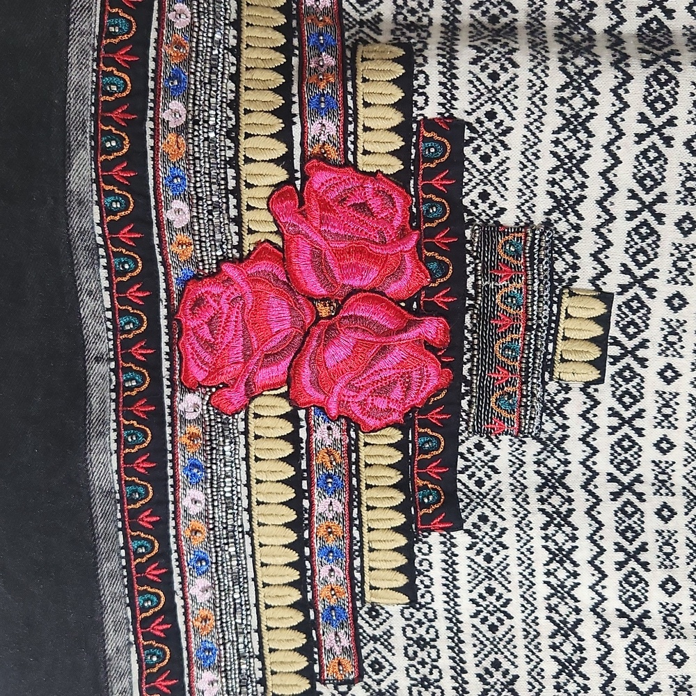 Free People Love Test Jacket Size M-L Well Worn Festival Bohemian - Picture 7 of 16